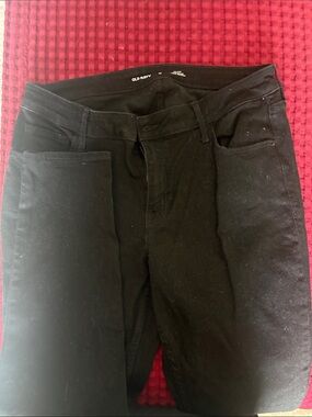 Old Navy Black Rockstar Super Skinny Women's Jeans - Short inseam